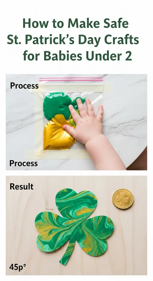How to Make Safe St. Patrick’s Day Crafts for Babies Under 2