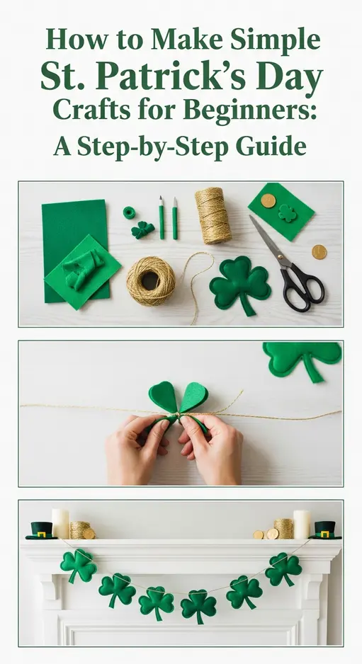 How to Make Simple St. Patrick’s Day Crafts for Beginners: A Step-by-Step Guide