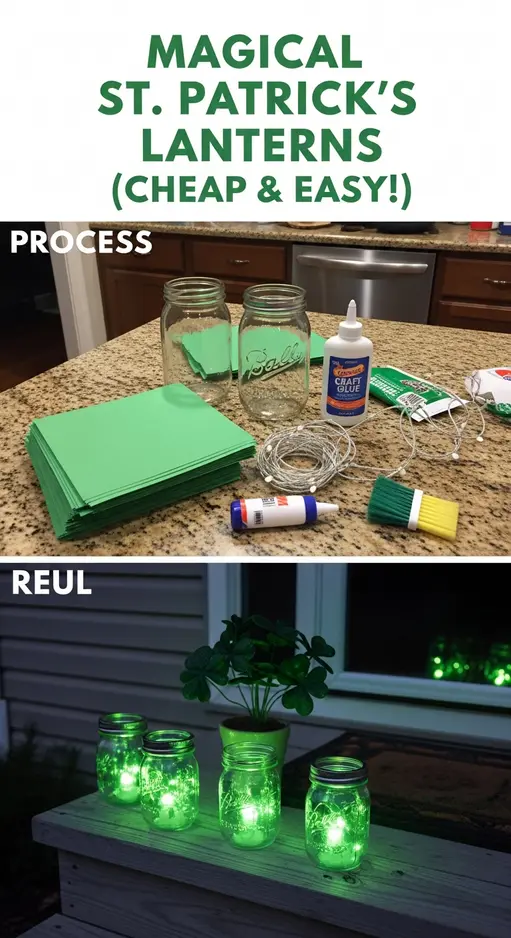 How to Make St. Patrick’s Day Lanterns for Magical Evening Ambiance