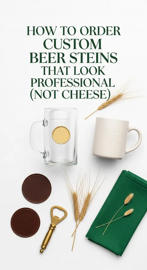 How to Order Custom Beer Steins That Look Professional (Not Cheesy)