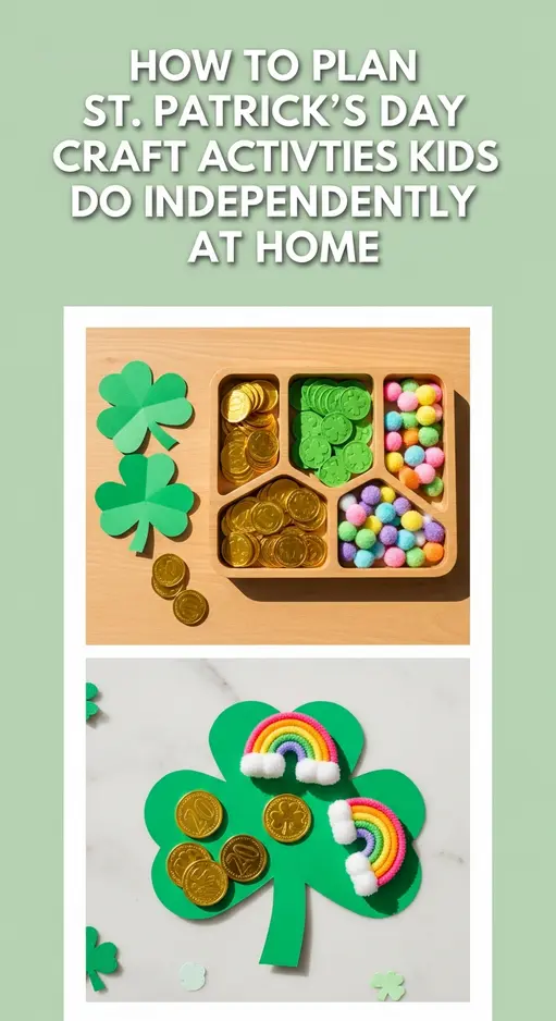 How to Plan St. Patrick’s Day Craft Activities Kids Do Independently at Home