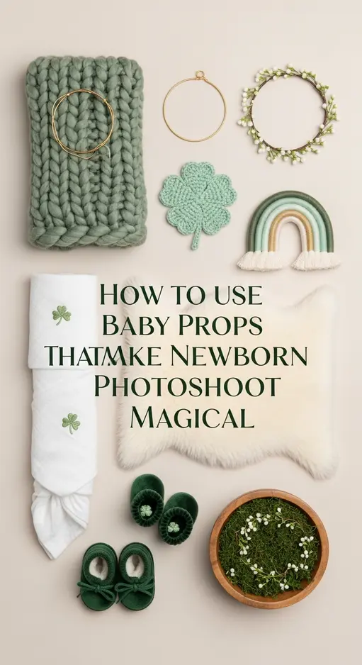 How to Use Baby Props That Make Newborn Photoshoot Magical