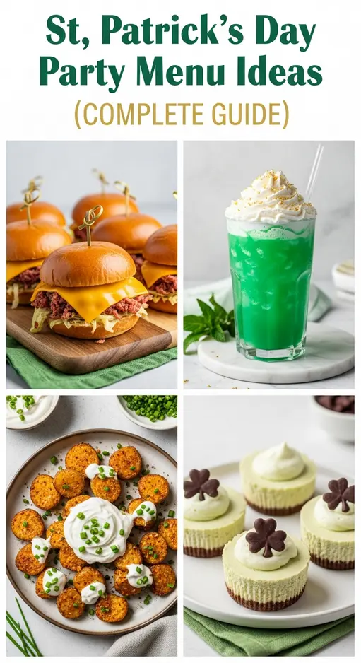 St. Patrick’s Day Party Menu Ideas (Complete Guide)