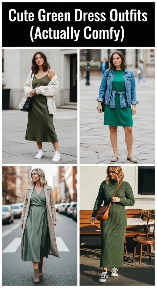 10 Casual Green Dress Outfit Ideas Everyday St Patrick’s Day Comfort