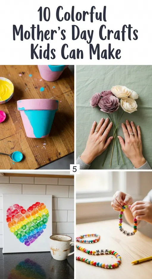 10 Día de las Madres Craft Ideas Kids Can Make That Are as Colorful as She Is (2026)