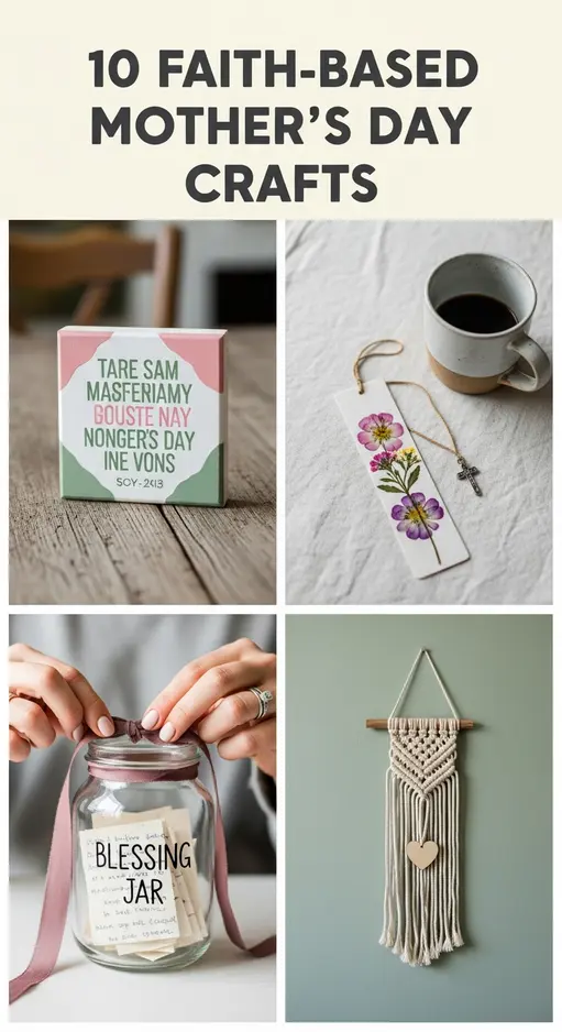 10 Faith-Based Mother’s Day Crafts for Christian Moms That Belong Right on the Church Bulletin Board