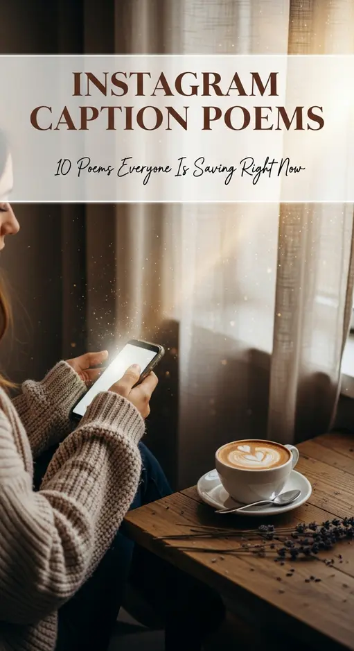 10 Instagram Caption Poems Everyone Is Saving Right Now