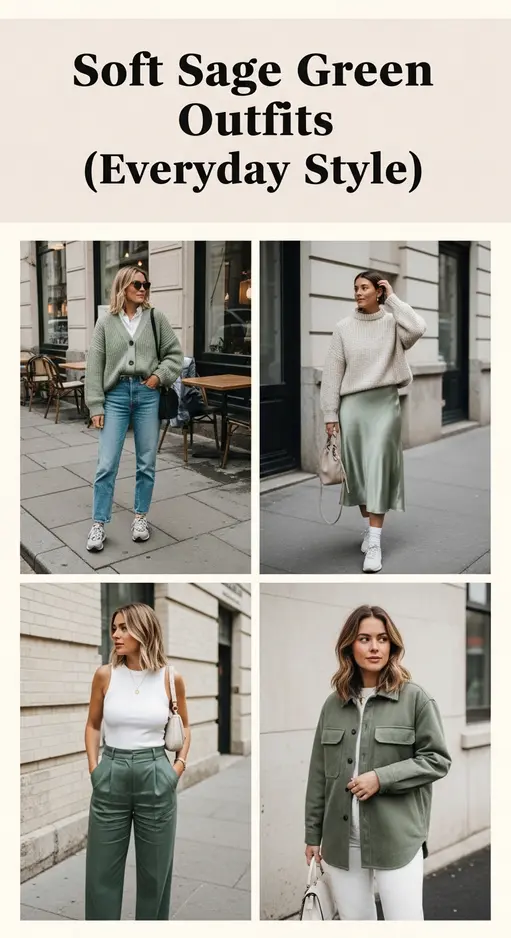 10 Sage Green Outfit Ideas St Patrick’s Day Soft Aesthetic Vibe