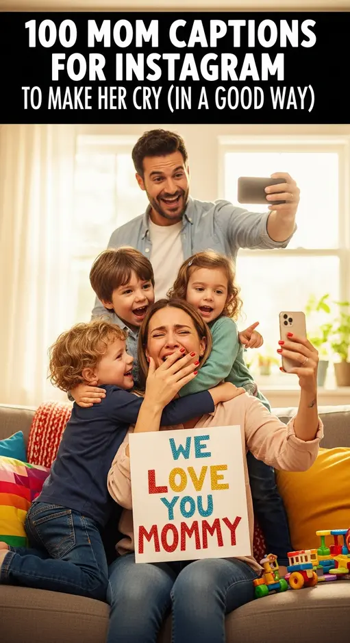 100 BEST Mom Captions For Instagram “to Tell Mom How Much You Love Her”