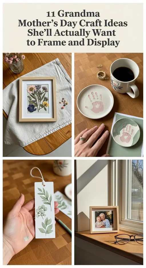 11 Grandma Mother’s Day Craft Ideas She’ll Actually Want to Frame and Display (Not Hide)