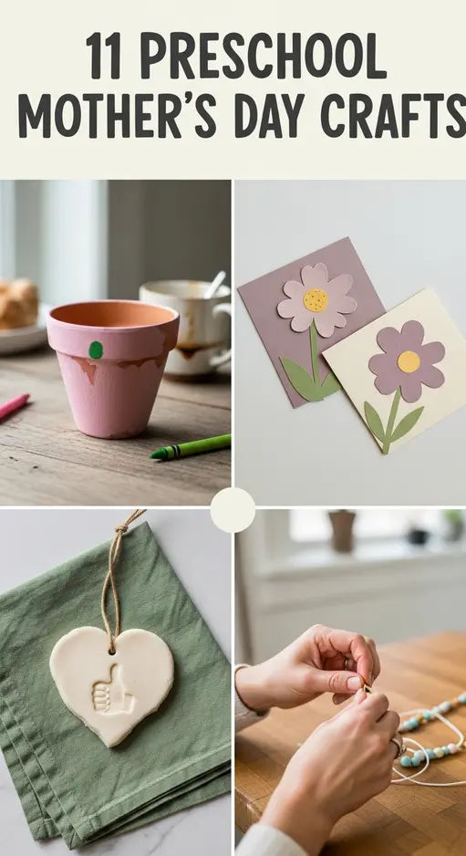 11 Preschool Mother’s Day Crafts Teachers Can Prep the Night Before (Under 20 Minutes, Zero Stress)
