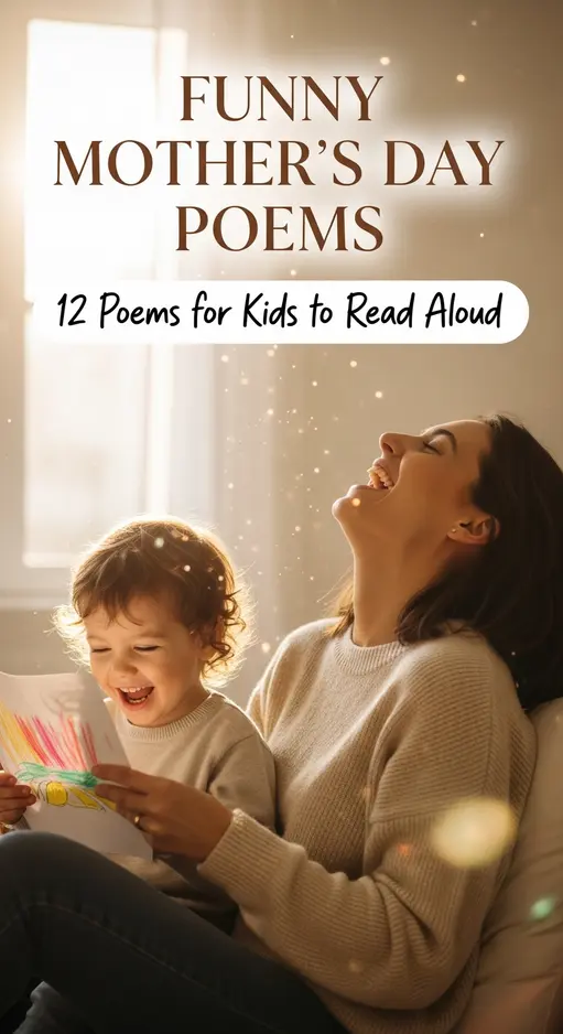 12 Funny Mother’s Day Poems for Kids to Read Aloud (She’ll Actually Laugh)