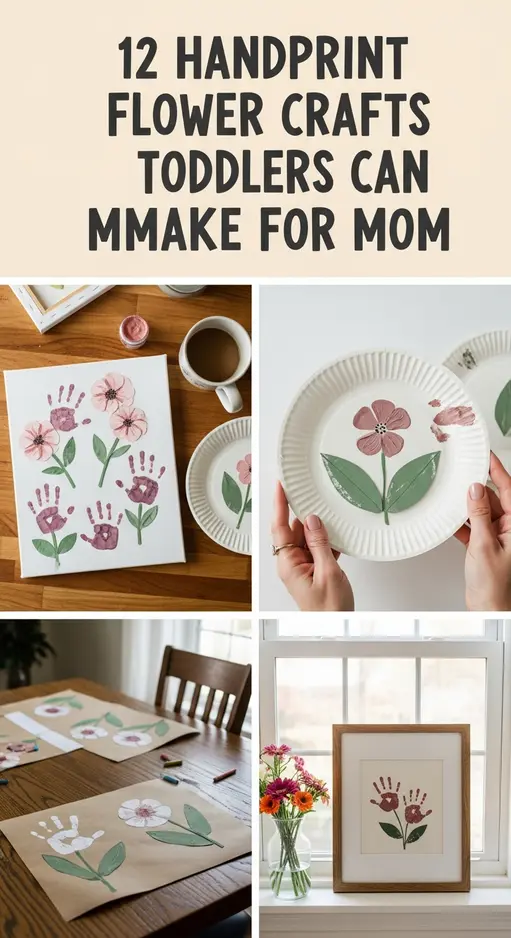 12 Handprint Flower Crafts Toddlers Can Make for Mom (That She’ll Frame on the Wall)