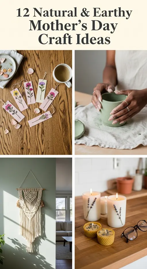 12 Natural and Earthy Mother’s Day Craft Ideas for Moms With the Most Soulful Home Aesthetic