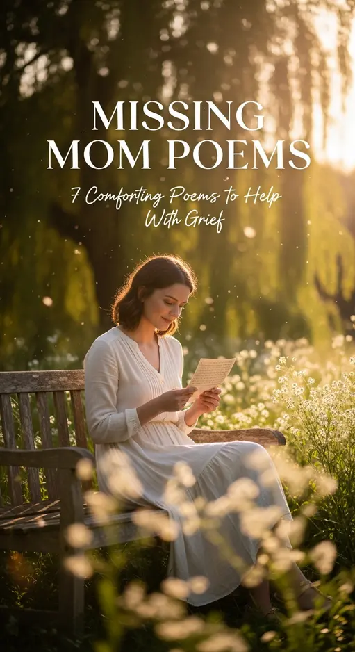 12 Poems About Missing Mom That Help With Grief (Comforting)