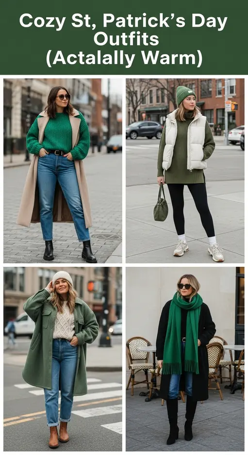 12 St Patrick’s Day Parade Outfit Ideas Cold Weather Warm Layered