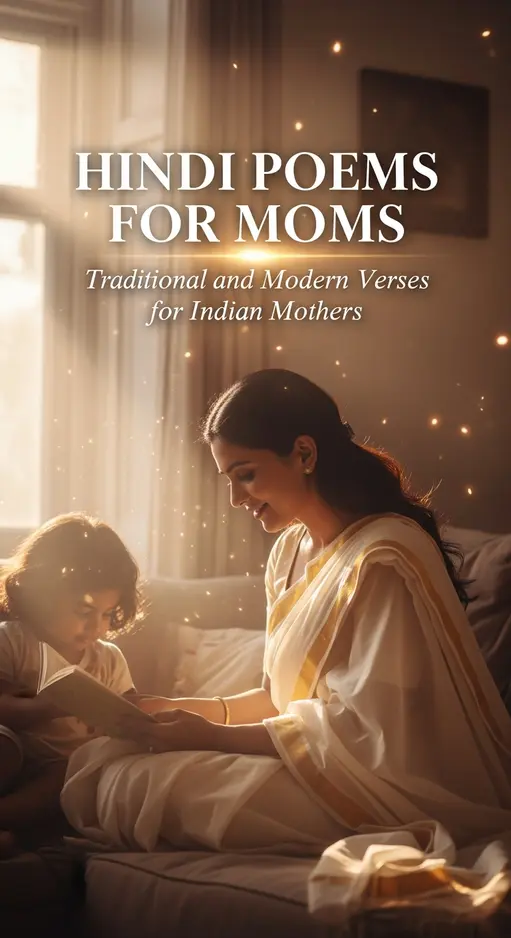 14 Hindi Poems for Indian Moms That Feel Traditional & Modern