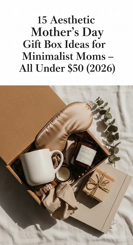 15 Aesthetic Mother’s Day Gift Box Ideas for Minimalist Moms — All Under $50 (2026)