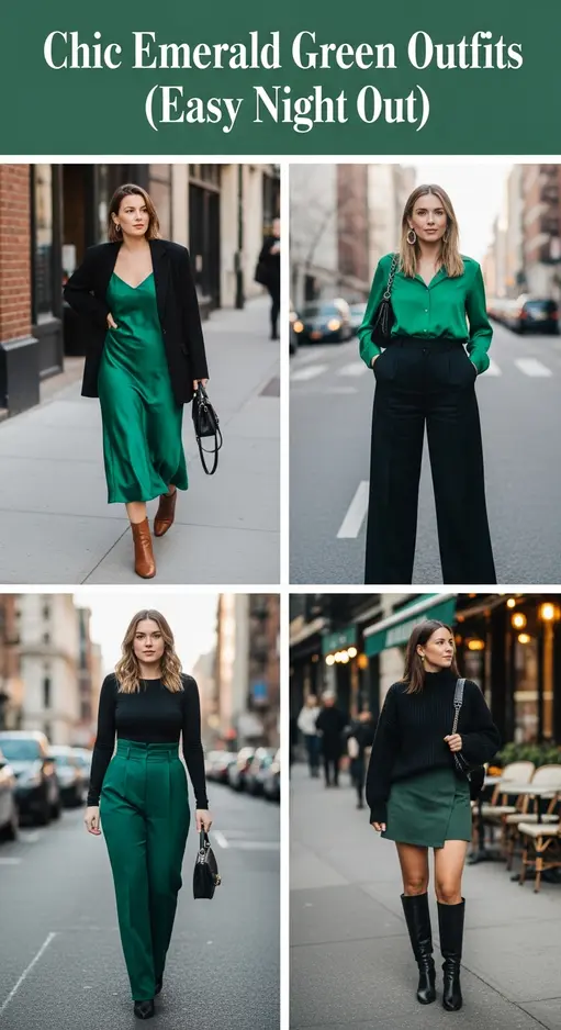 15 Emerald Green Outfit Ideas for St Patrick’s Day Glamorous Night