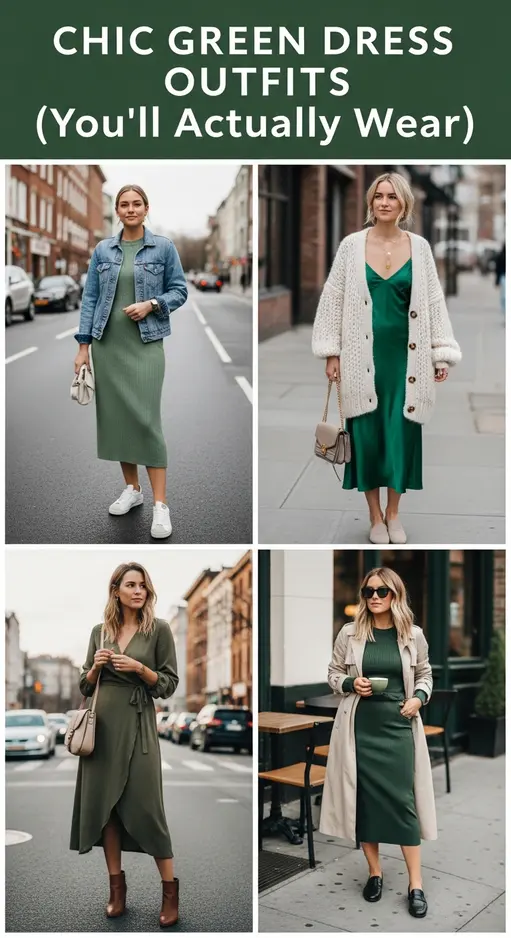 15 Green Dress Outfit Ideas St Patrick’s Day Casual Elegant Style