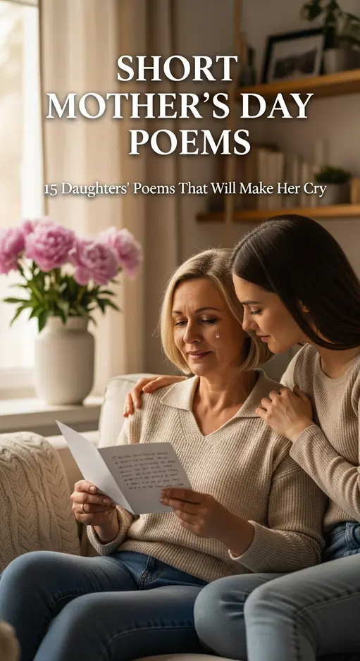 15 Short Mother’s Day Poems From Daughters That Will Make Her Cry in 2026