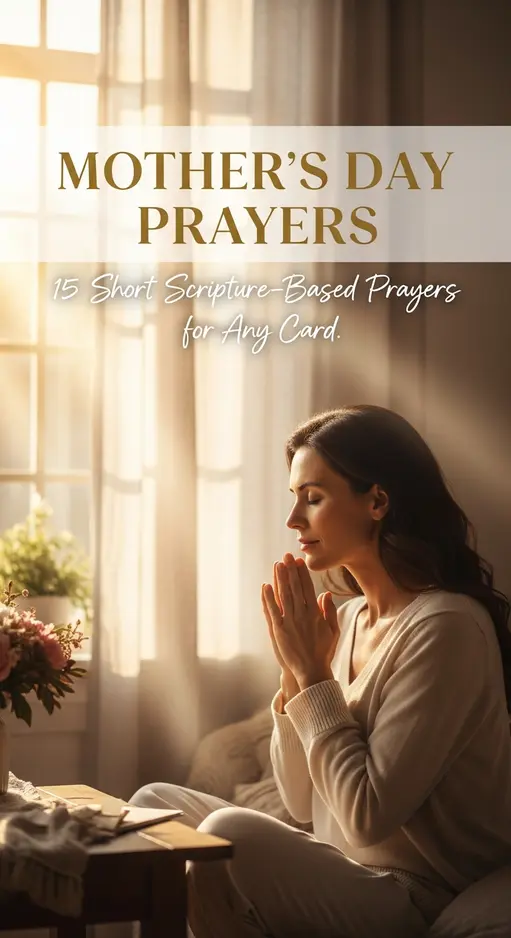 15 Short Scripture-Based Mothers Day Prayers Short Enough for Any Card