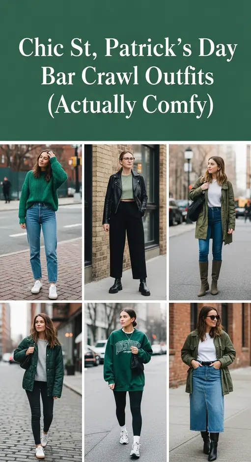 15 St Patrick’s Day Bar Crawl Outfit Ideas Comfortable Stylish Night