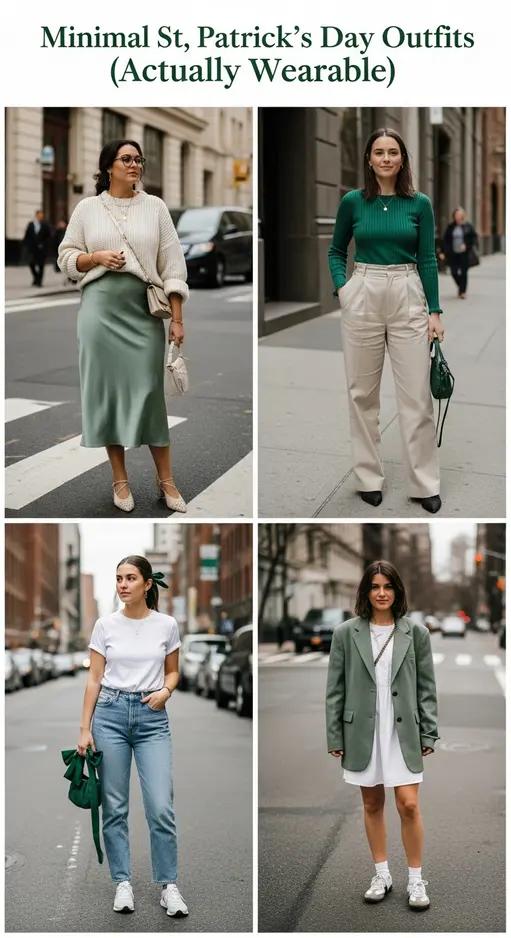 18 Aesthetic St Patrick’s Day Outfits Coquette Minimal Style Chic