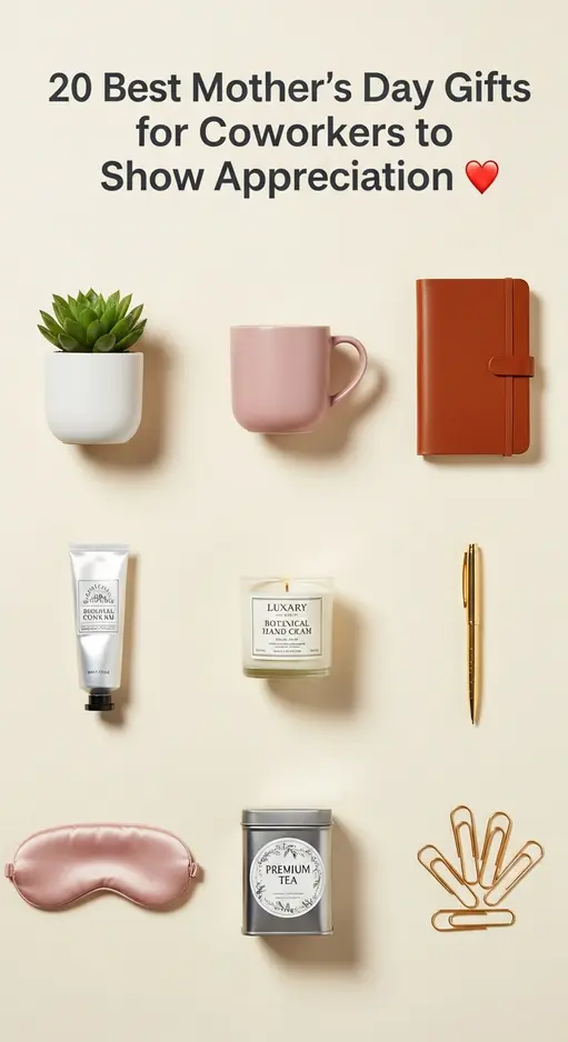20 Best Mother’s Day Gifts for Coworkers to Show Appreciation 💖