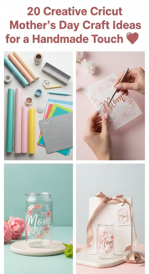 20 Creative Cricut Mother’s Day Craft Ideas for a Handmade Touch 💖