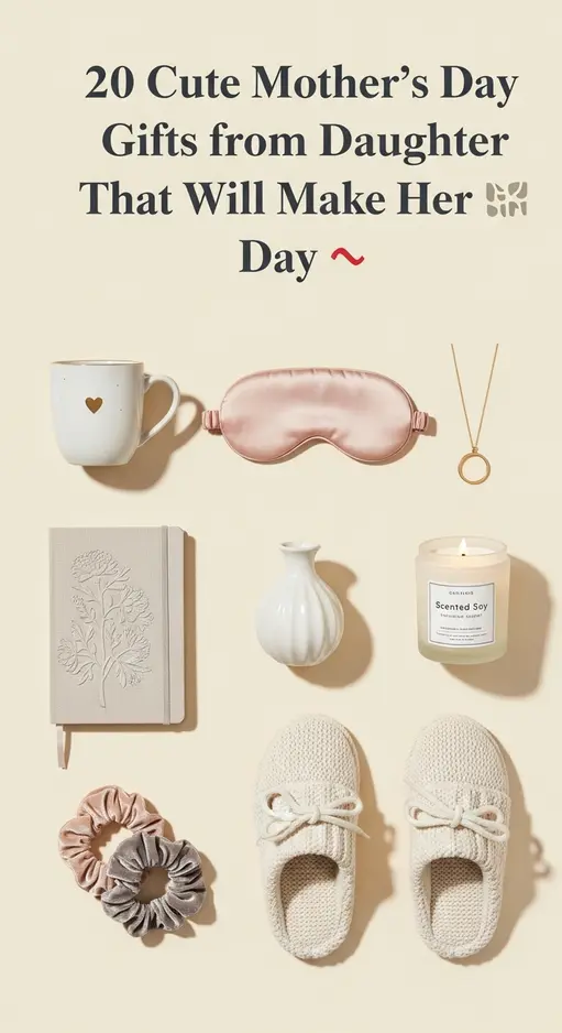 20 Cute Mother’s Day Gifts from Daughter That Will Make Her Day 💖