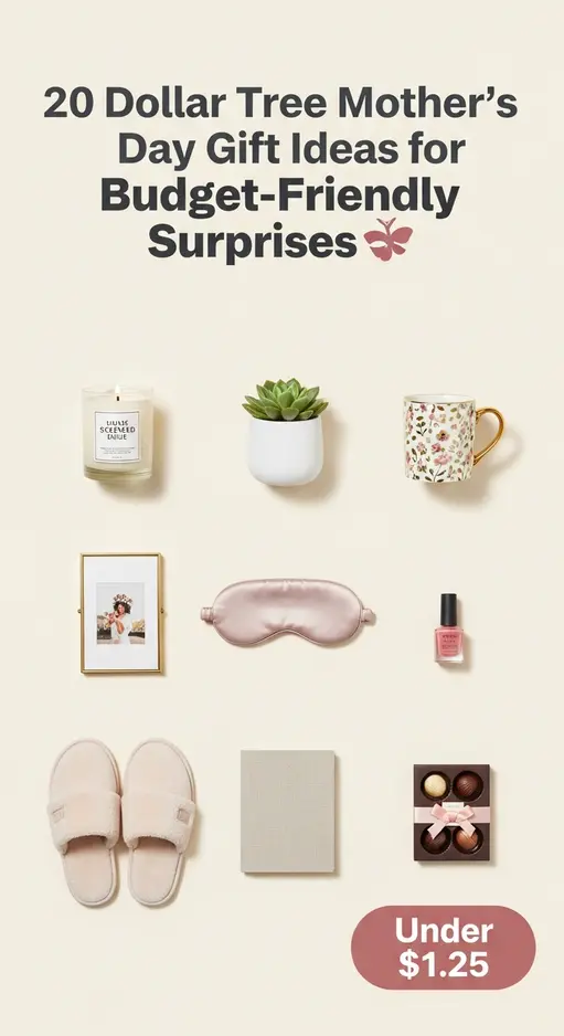20 Dollar Tree Mother’s Day Gift Ideas for Budget-Friendly Surprises 💖