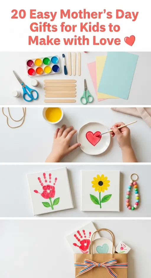 20 Easy Mother’s Day Gifts for Kids to Make with Love 💖