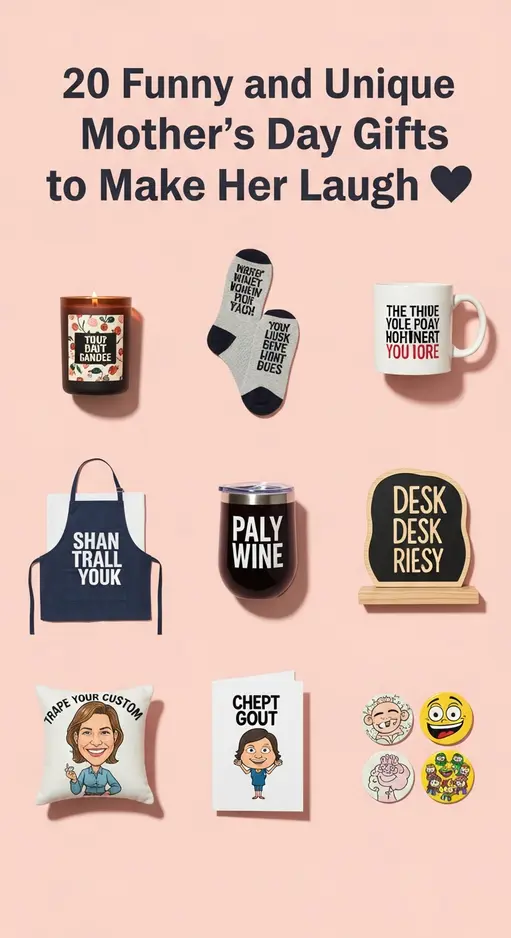20 Funny and Unique Mother’s Day Gifts to Make Her Laugh 💖