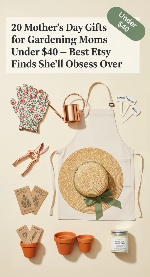 20 Mother’s Day Gifts for Gardening Moms Under $40 — Best Etsy Finds She’ll Obsess Over
