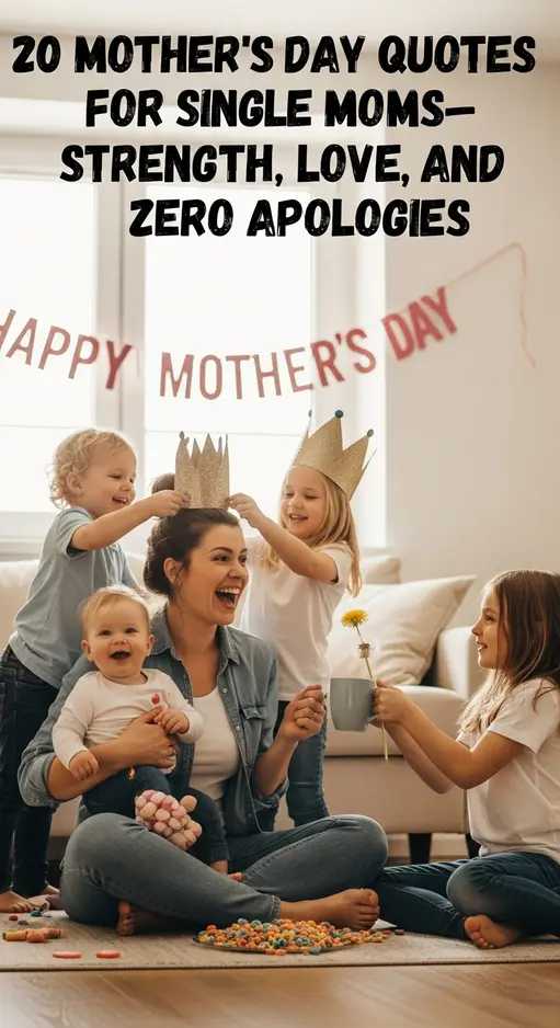 “20 Inspiring Mother’s Day Quotes for Single Moms: Celebrating Strength and Love”