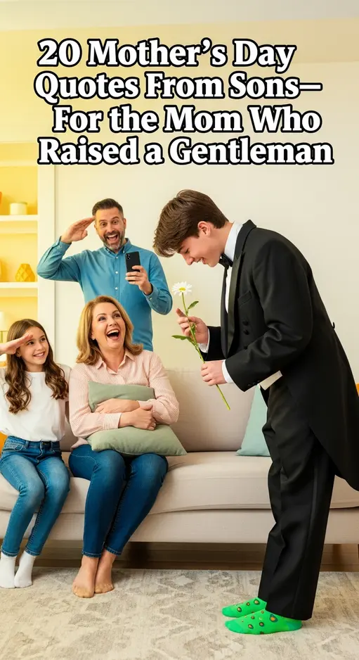 “20 Moving Mother’s Day Quotes from Sons: Expressing Love and Gratitude”