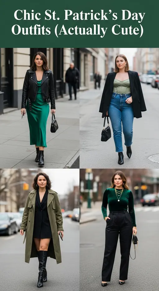 20 St Patrick’s Day Night Out Outfits Women Glamorous Chic Party