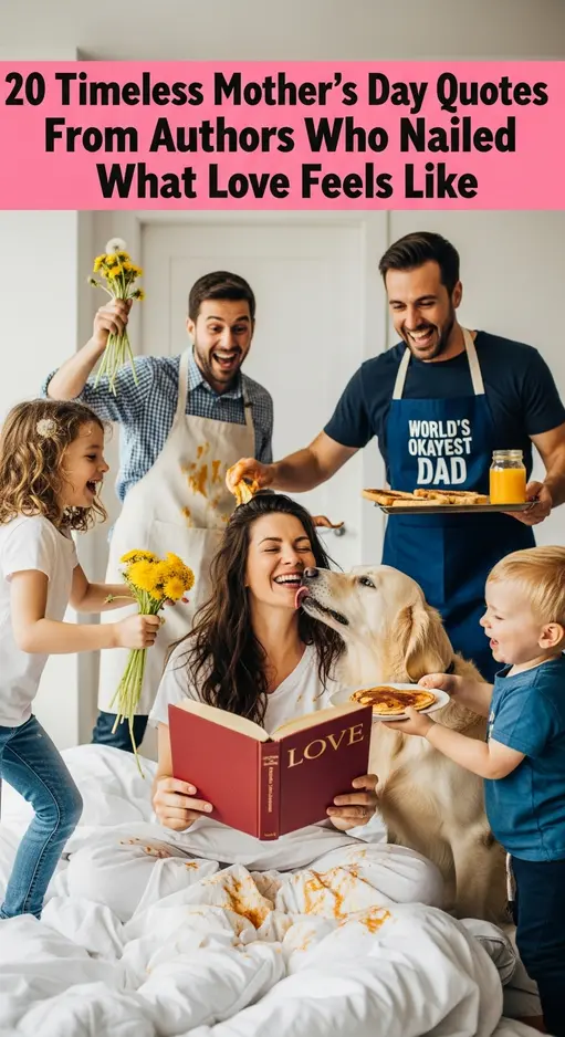 “20 Timeless Mother’s Day Quotes by Famous Authors: Wisdom & Affection”