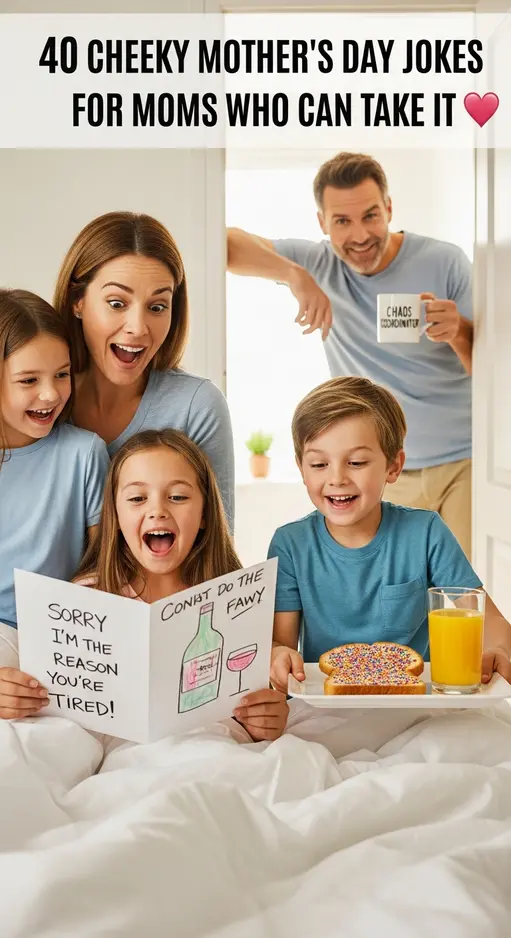 40 Light-Hearted Mother’s Day Jokes with a Cheeky Twist