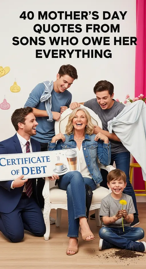 40 Sweet Mother’s Day Quotes from Sons: Because Your Love Built His World