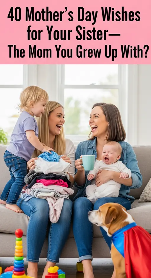 40 Heartfelt Mother’s Day Wishes for Your Sister Who’s a Great Mom