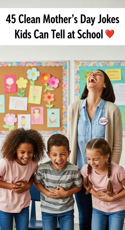45 Hilarious Mother’s Day Jokes for Kids 🌸😄