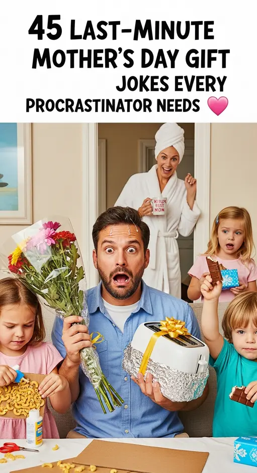 45 Mother’s Day Shopping Jokes About Last-Minute Gifts 🛒
