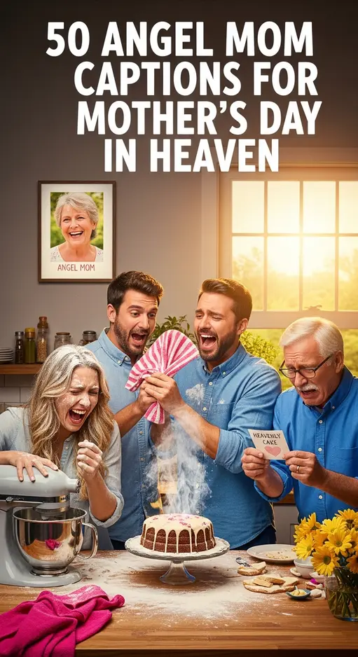 50 Angel Mom Captions for Mother’s Day in Heaven 🌟