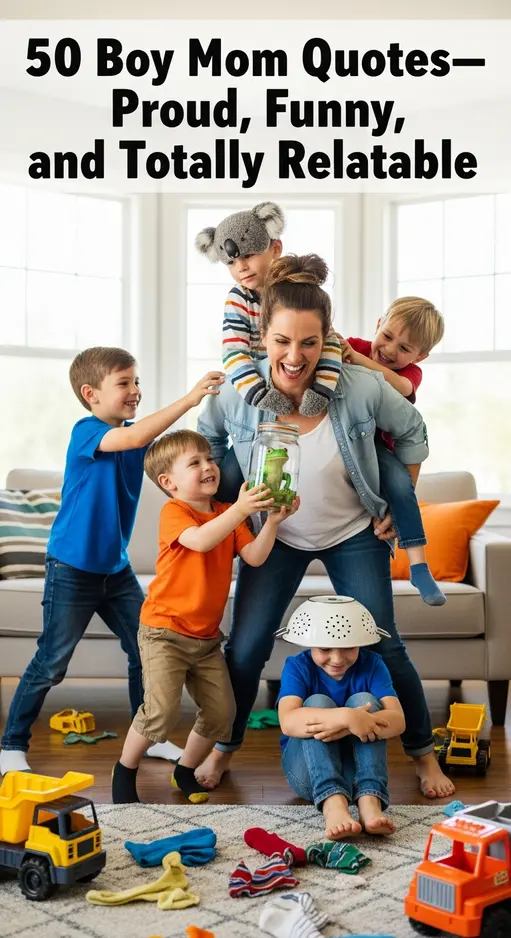 50 Best Boy Mom Quotes Heart Touching & Funny, Proud