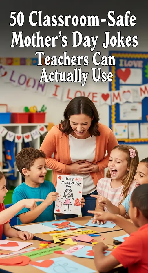 50 Mother’s Day Jokes for Teachers to Share in Class 🌸😄