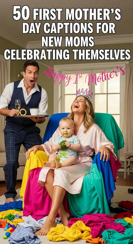 50 First Mother’s Day Captions for Myself (New Moms)