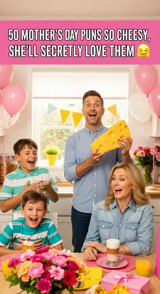 50 Silly Mother’s Day Puns Every Mom Will Love 🌸😄