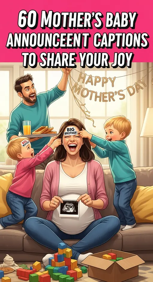 60 Mother’s Day Baby Announcement Captions: Share Your Joy with the World 🌍